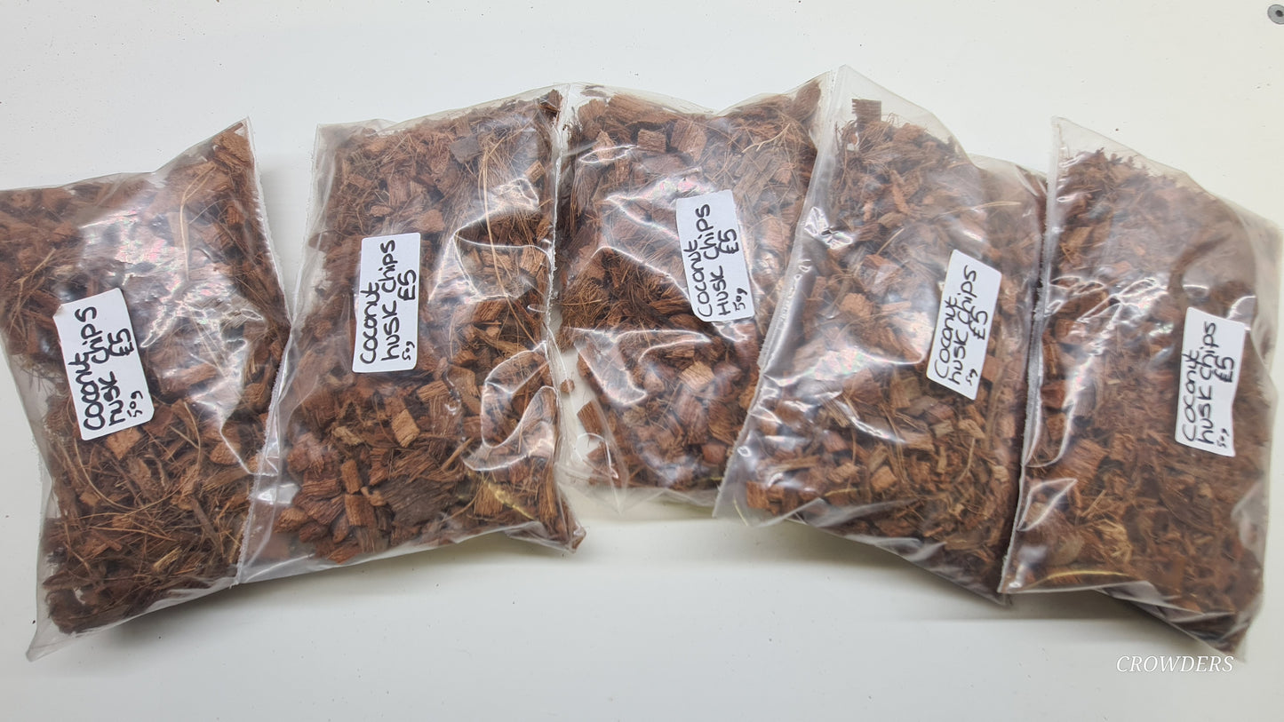 COCONUT HUSK CHIPS 50g ( Cocos nucifera )