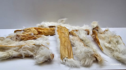 100g RABBIT SKIN WITH HAIR