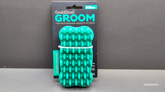 BONE SHAPE RUBBER PET GROOMING BRUSH