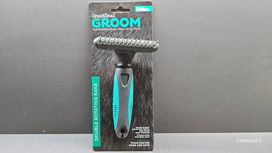 DOUBLE ROTATING RAKE