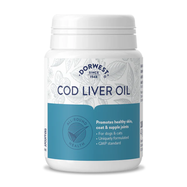 DORWEST Cod Liver Oil Capsules For Dogs And Cats