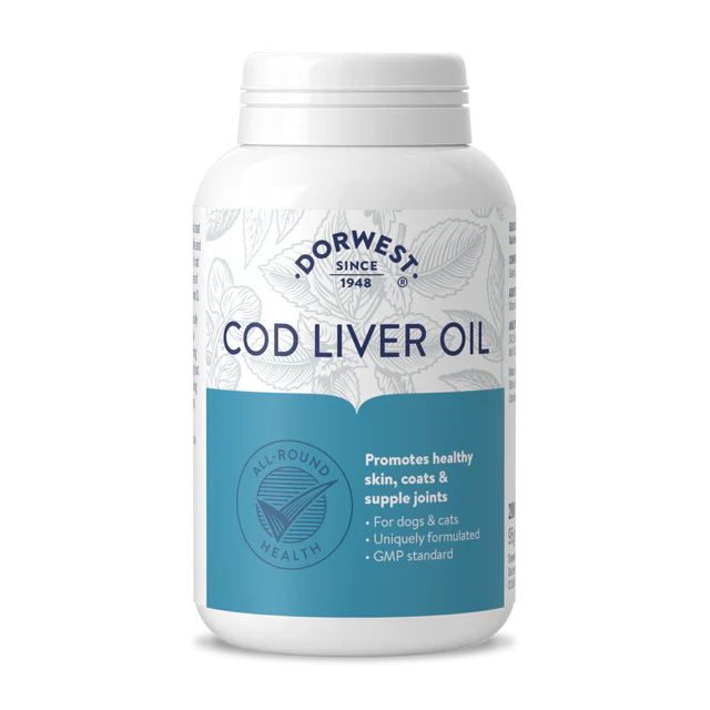 DORWEST Cod Liver Oil Capsules For Dogs And Cats