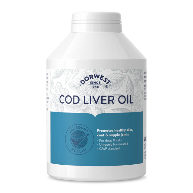 DORWEST Cod Liver Oil Capsules For Dogs And Cats