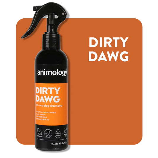 ANIMOLOGY DIRTY DAWG NO RINSE DOG SHAMPOO 250ML