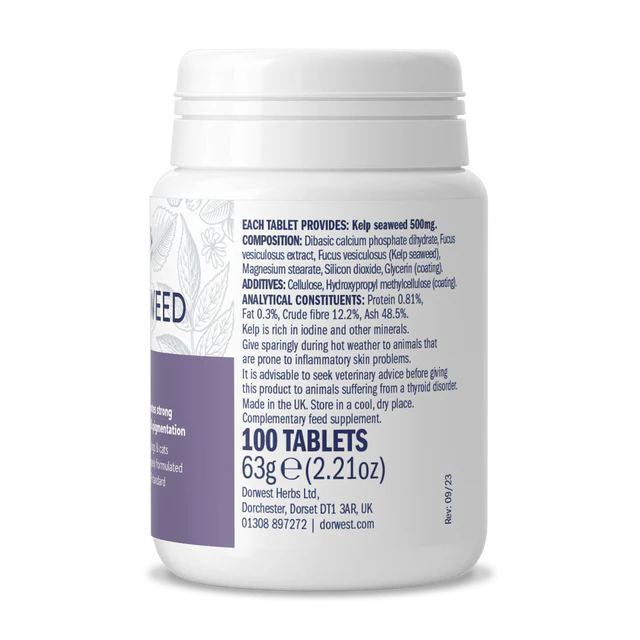 Kelp Seaweed Tablets For Dogs And Cats