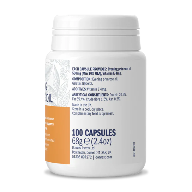 Evening Primrose Oil Capsules For Dogs And Cats