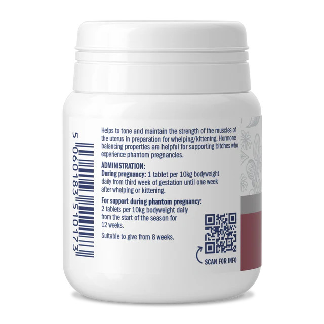 Raspberry Leaf Tablets For Dogs And Cats