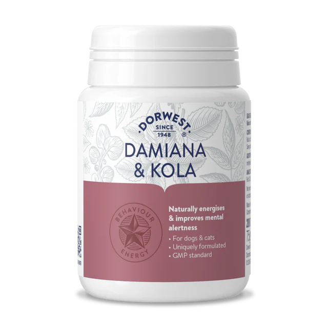 Damiana & Kola Tablets For Dogs And Cats