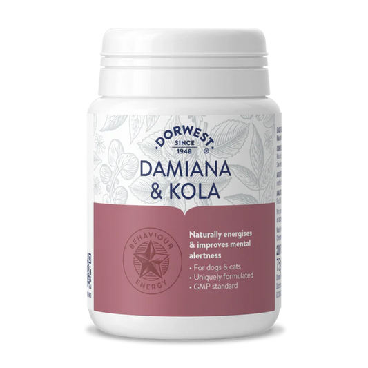 Damiana & Kola Tablets For Dogs And Cats