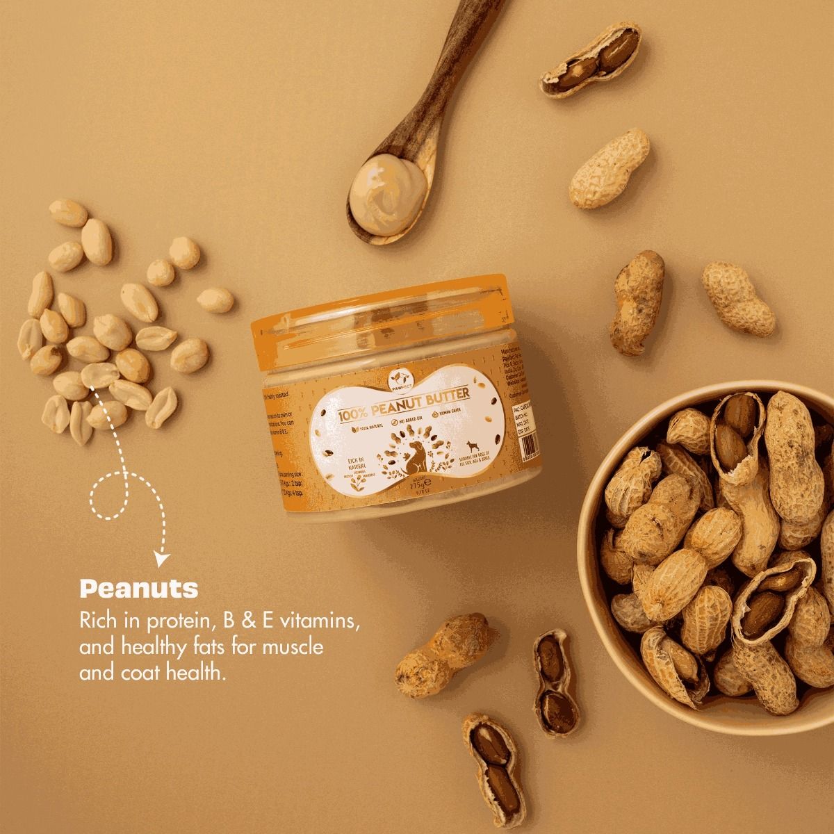 PAWFECT PEANUT BUTTER 275g 5 diffrent  flavours