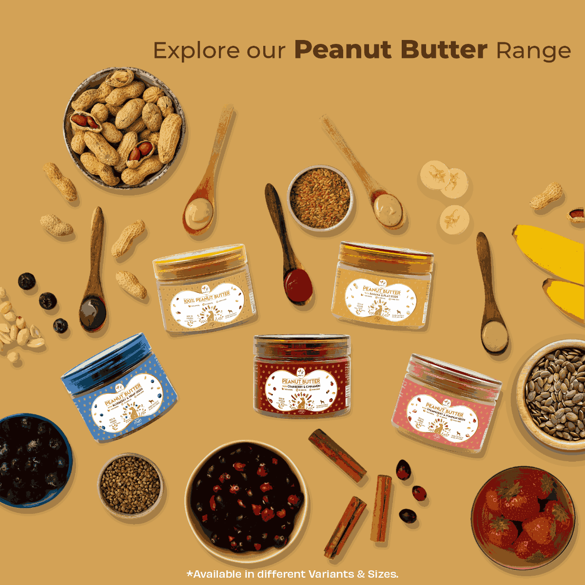PAWFECT PEANUT BUTTER 275g 5 diffrent  flavours