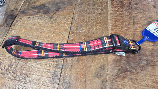 ANCOL TARTAN dog collar 45-70cm.     ( CLEARANCE )