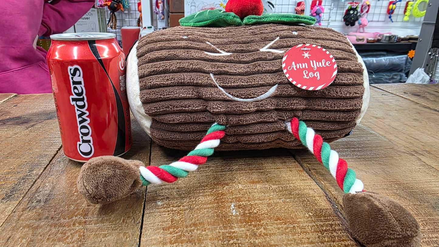 Ancol Yule log dog toy ( CLEARANCE )