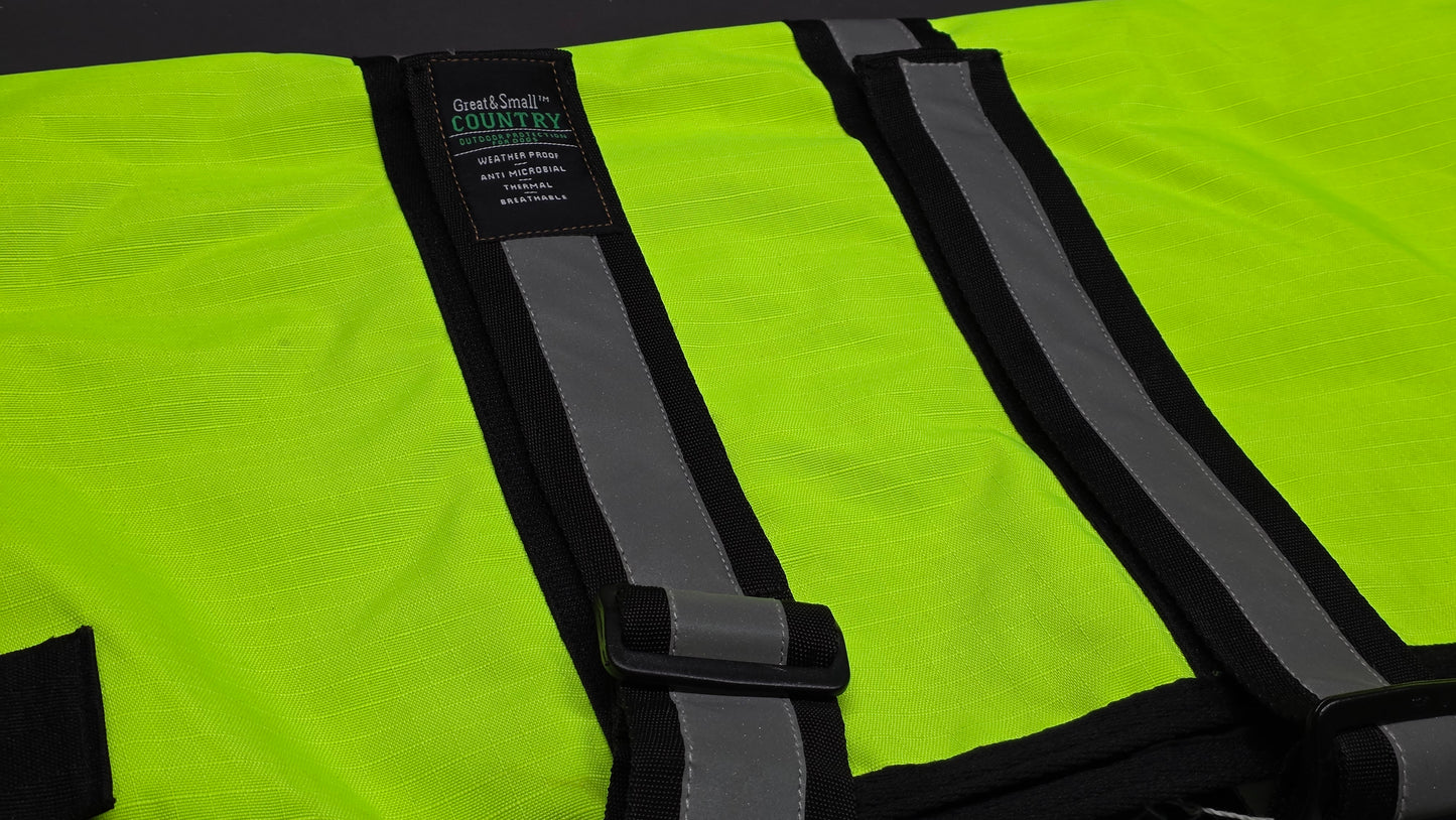 GREAT & SMALL ACTIVE REFLECTIVE COAT UNLINED HI-VIS 60cm