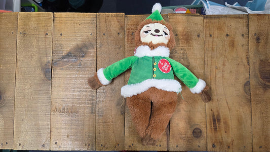 Ancol xmas sloth dog toy ( CLEARANCE )