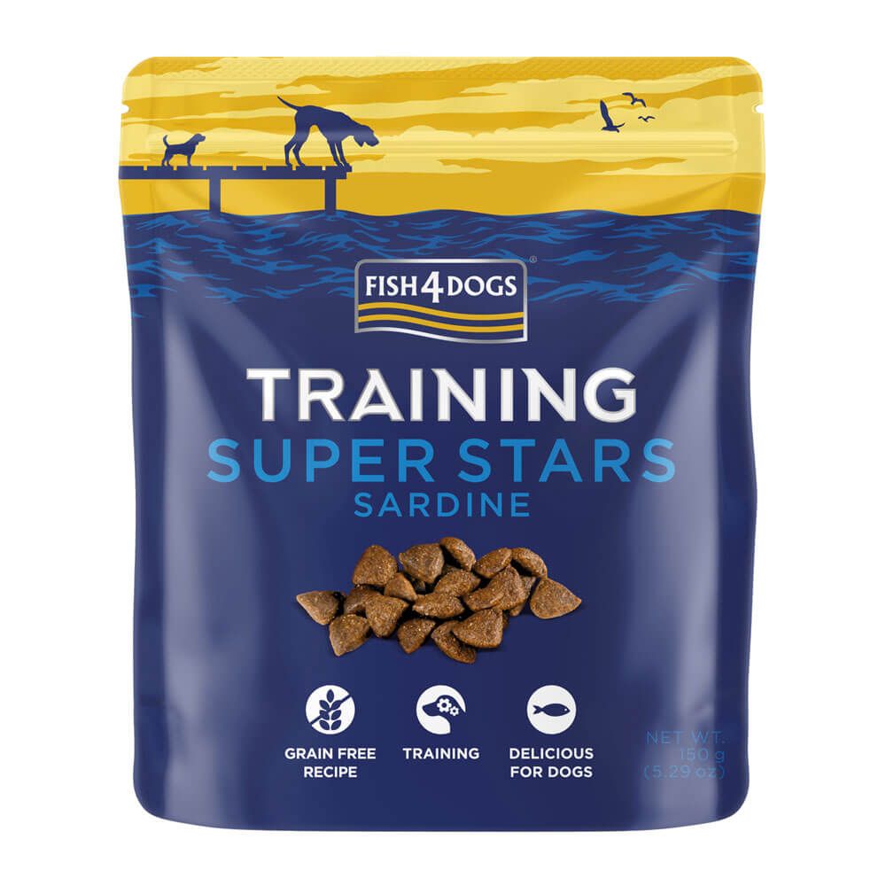 FISH4DOGS TRAINING SUPER STARS SARDINE 150g